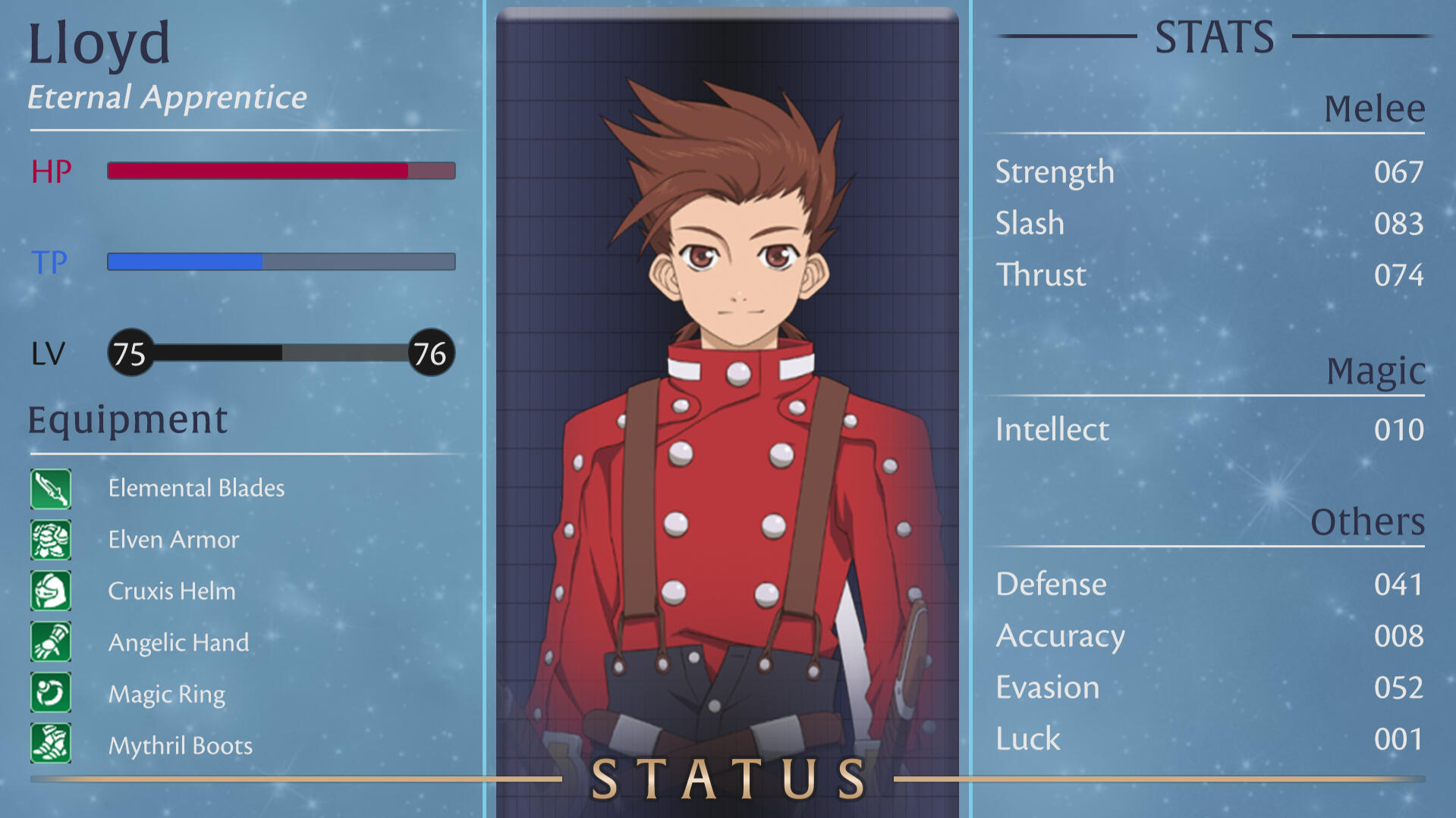 Status Screen