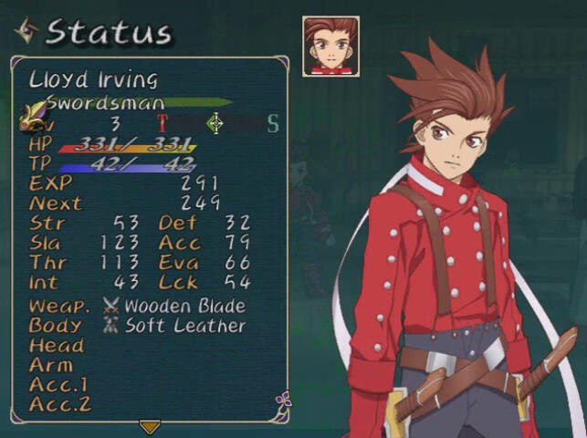 Status Screen